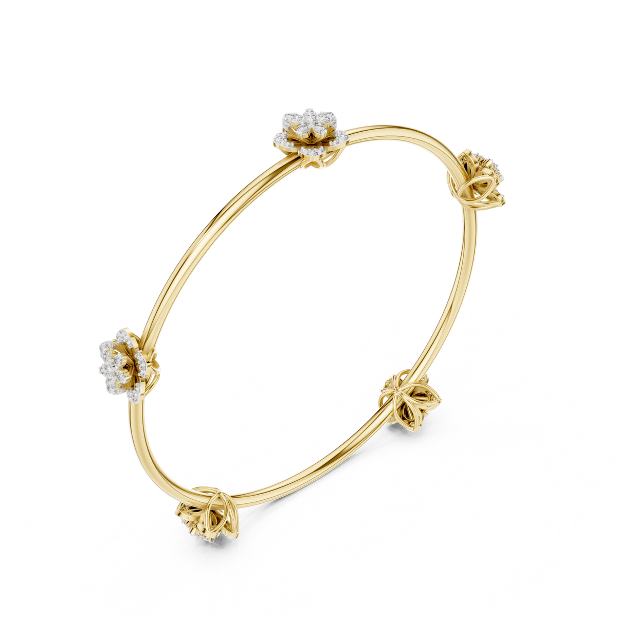 The Zelphine — Round Prong Bracelet