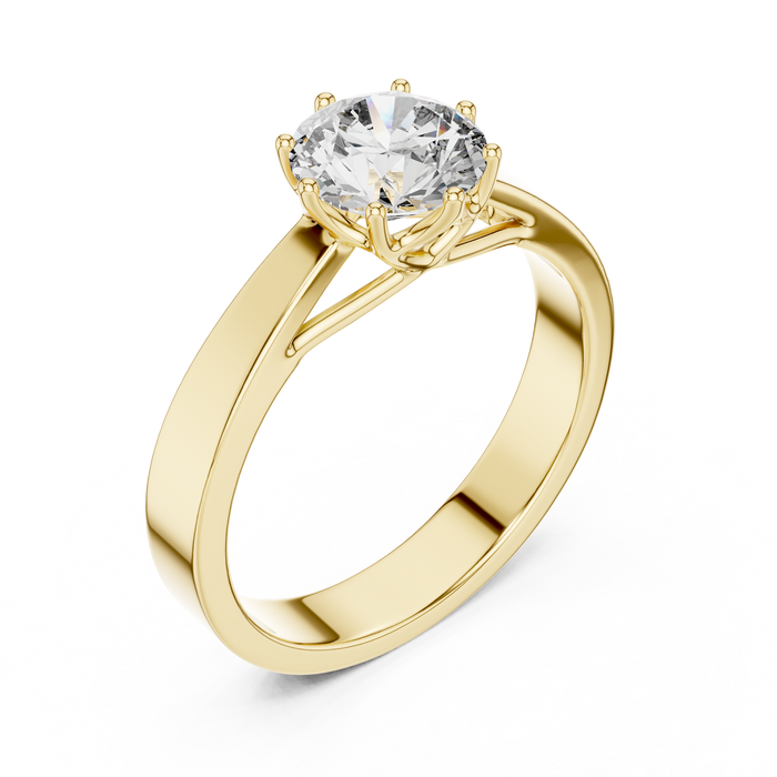 Céleste Six-Prong Classic Solitaire Lab-Grown Diamond Ring