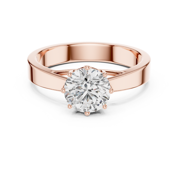 Céleste Six-Prong Classic Solitaire Ring