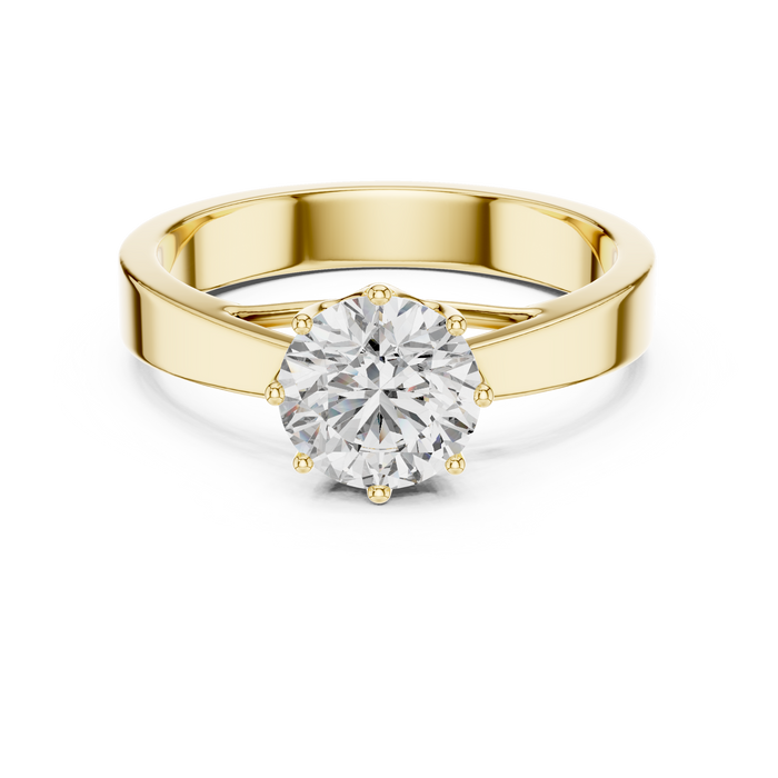 Céleste Six-Prong Classic Solitaire Lab-Grown Diamond Ring