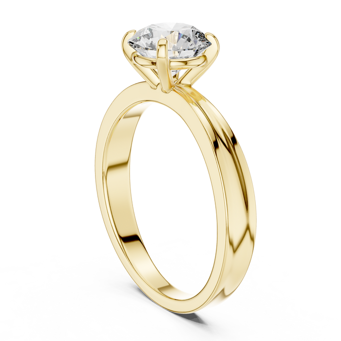 Rêverie Knife-Edge Solitaire Lab-Grown Diamond Ring