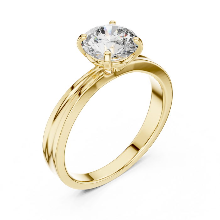 Rêverie Knife-Edge Solitaire Lab-Grown Diamond Ring