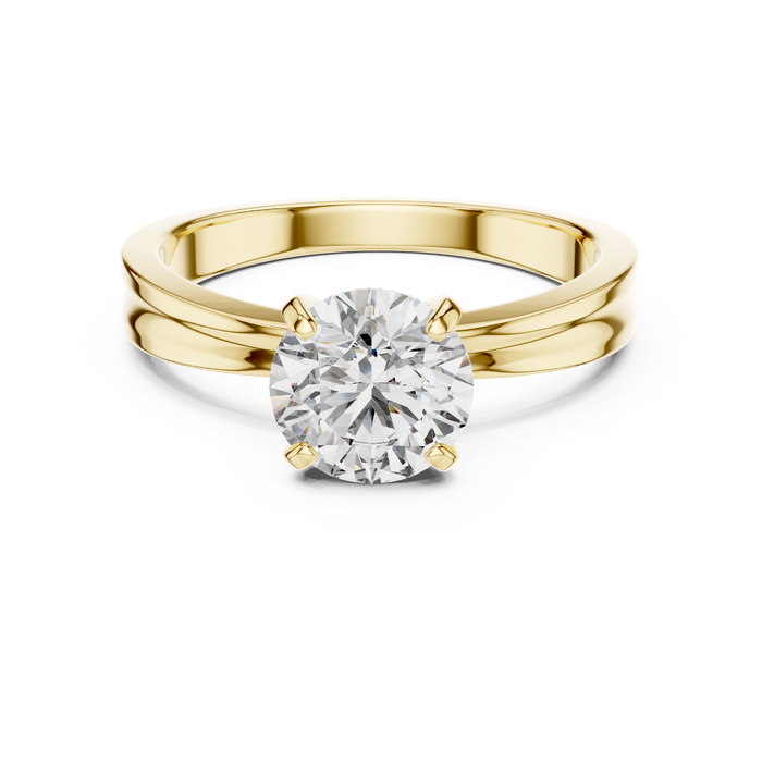 Rêverie Knife-Edge Solitaire Lab-Grown Diamond Ring