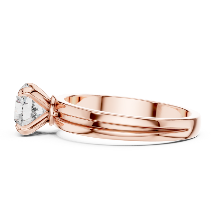 Aria Split-Shank Solitaire Ring