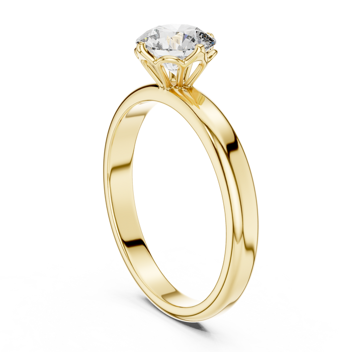 Clara Cathedral Solitaire Lab-Grown Diamond Ring