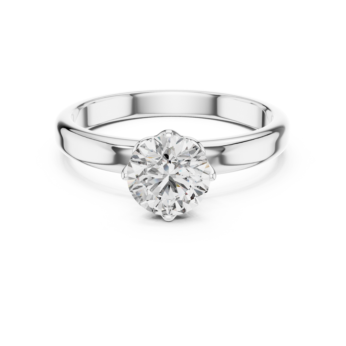 Clara Cathedral Solitaire Ring