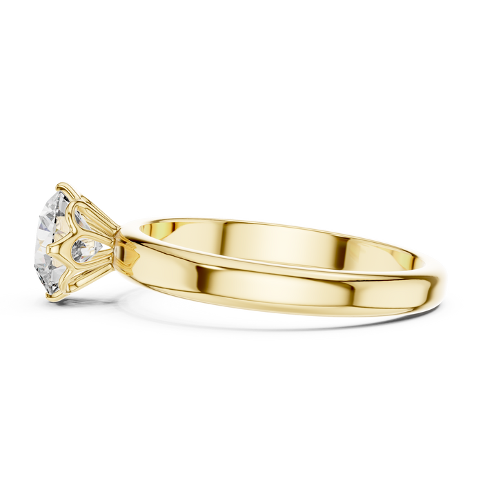 Clara Cathedral Solitaire Lab-Grown Diamond Ring