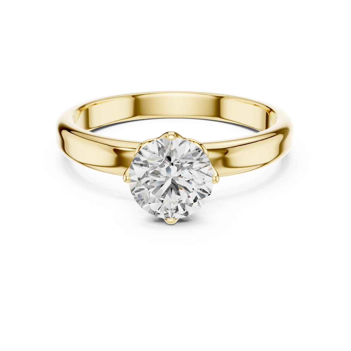 Clara Cathedral Solitaire Ring