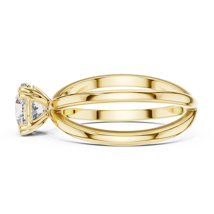Reine Triple- Solitaire Lab-Grown Diamond Ring