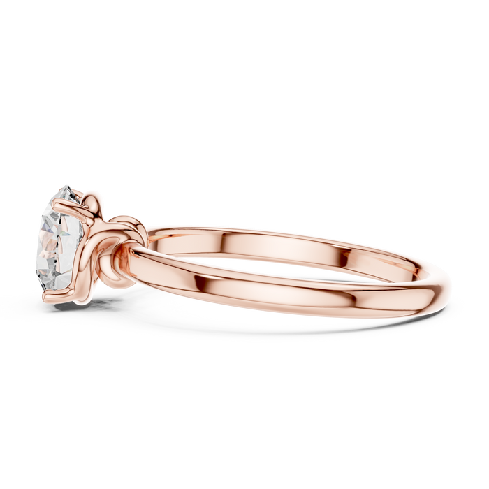Sabine Hidden-Halo Solitaire Ring
