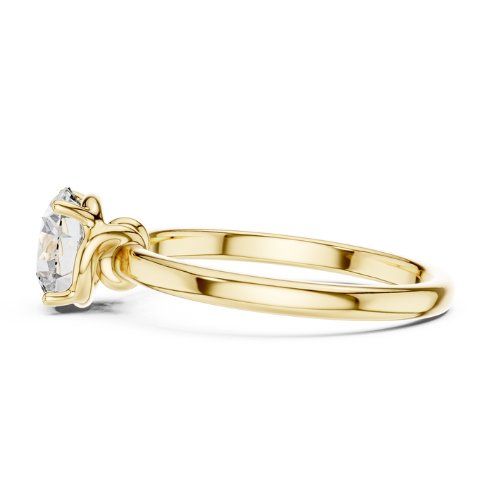 Sabine Hidden-Halo Solitaire Lab-Grown Diamond Ring