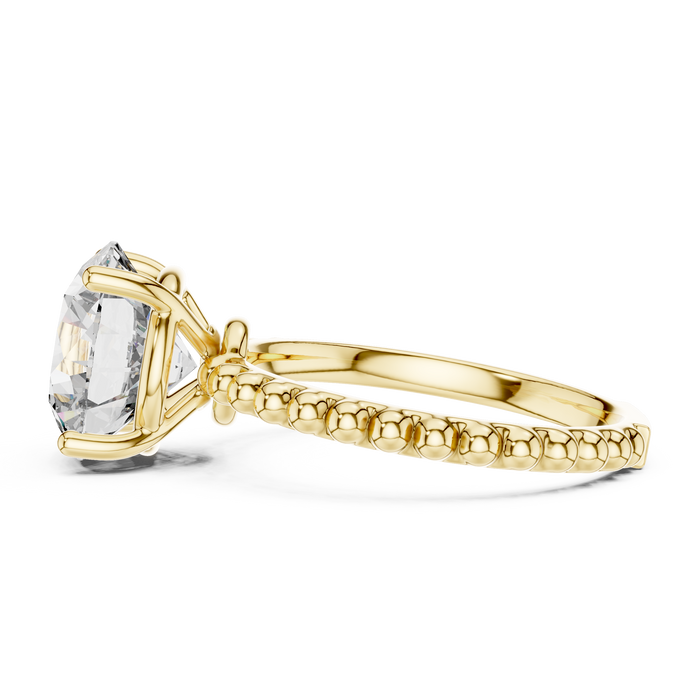 Xanthe Half-Pave Solitaire Lab-Grown Diamond Ring