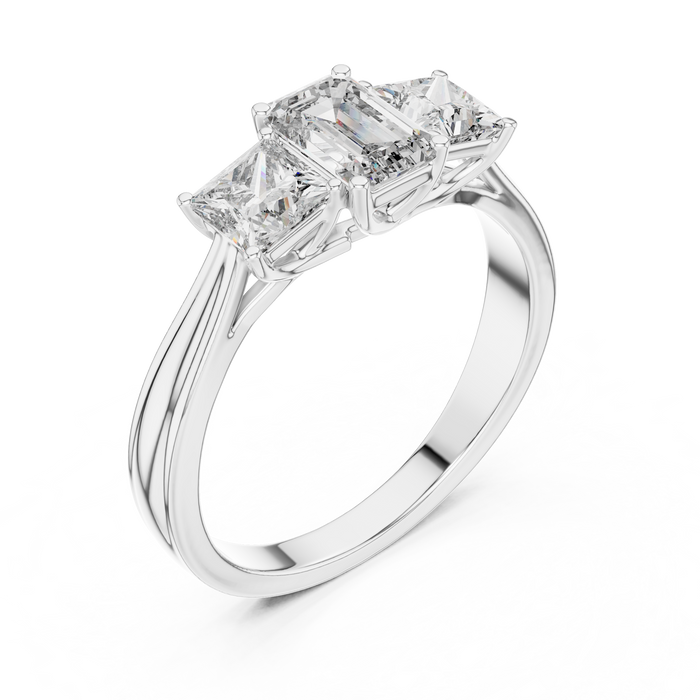 Daphné Open Split-Shank Solitaire Ring