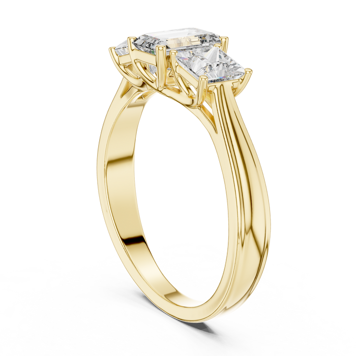 Daphné Open Split-Shank Solitaire Lab-Grown Diamond Ring