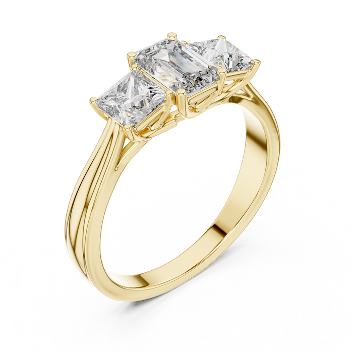 Daphné Open Split-Shank Solitaire Lab-Grown Diamond Ring