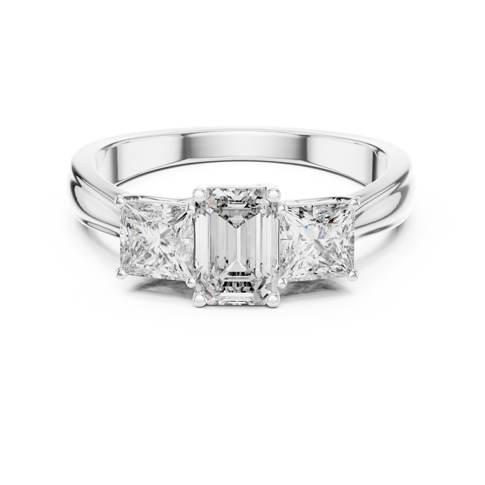 Daphné Open Split-Shank Solitaire Ring