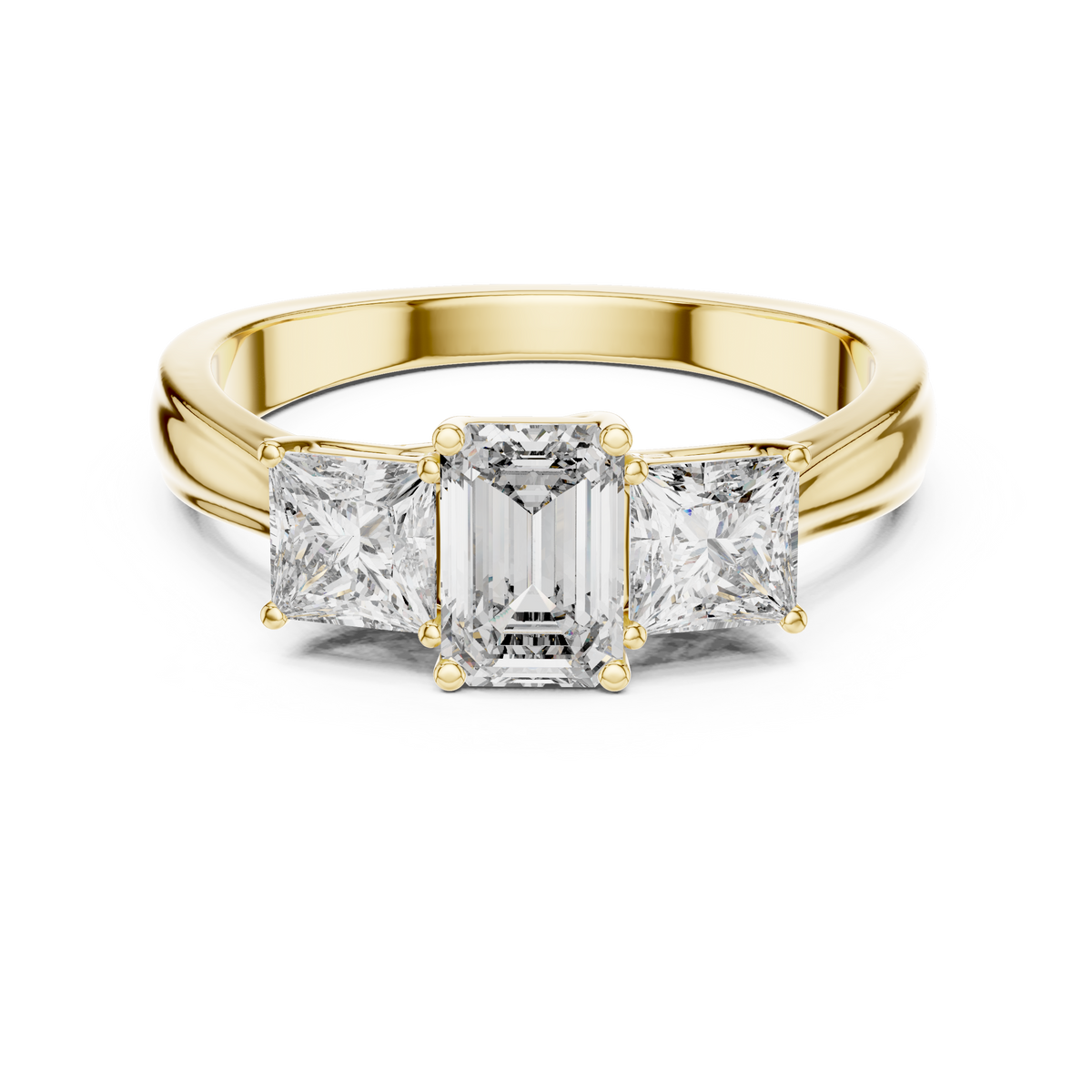 Daphné Open Split-Shank Solitaire Ring