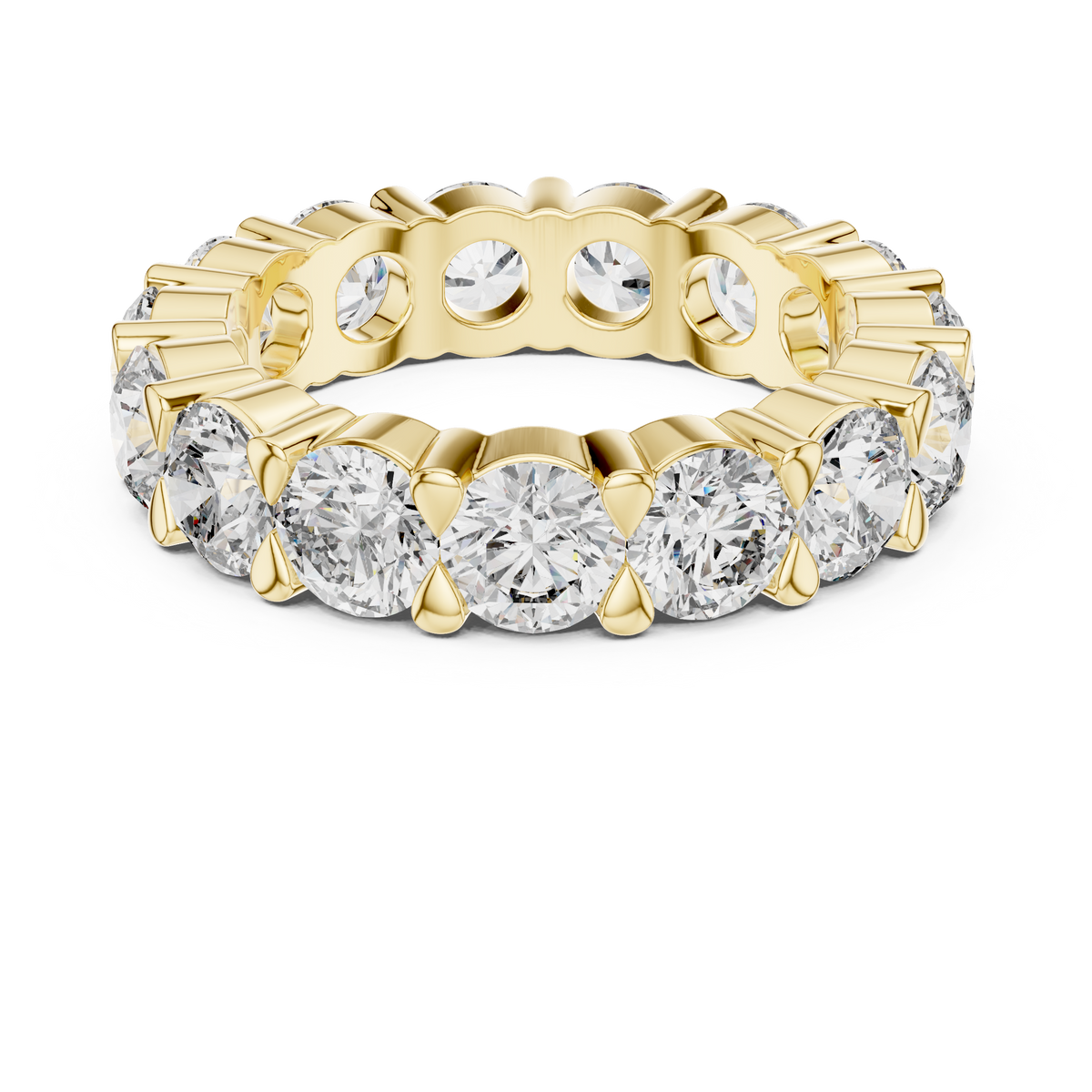 Ismène Round Eternity Lab-Grown Diamond Band