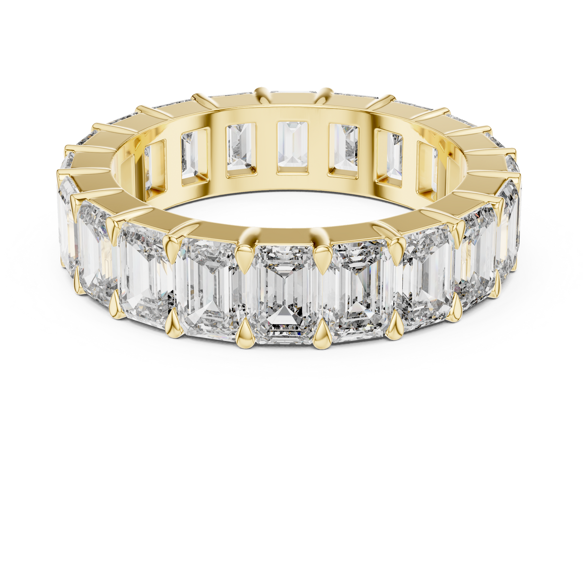 Joséphine Emerald-Cut Eternity Band