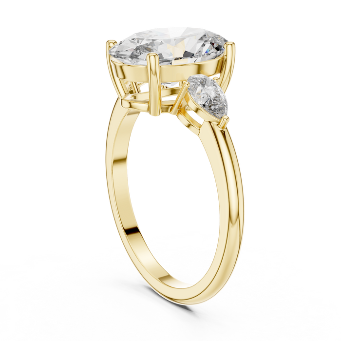 Thaïs Halo Pave Lab-Grown Diamond Ring