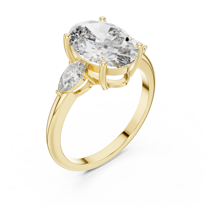 Thaïs Halo Pave Lab-Grown Diamond Ring