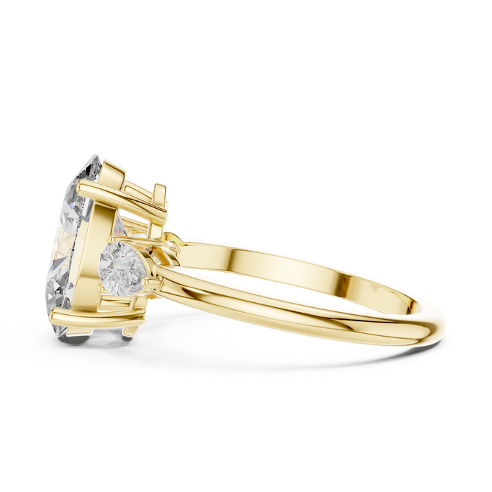 Thaïs Halo Pave Lab-Grown Diamond Ring