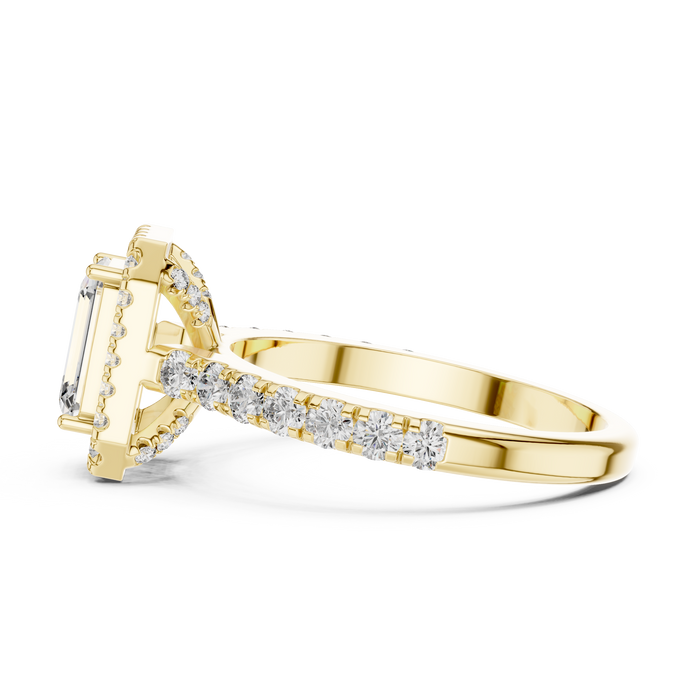Bérénice Cushion Halo Lab-Grown Diamond Ring