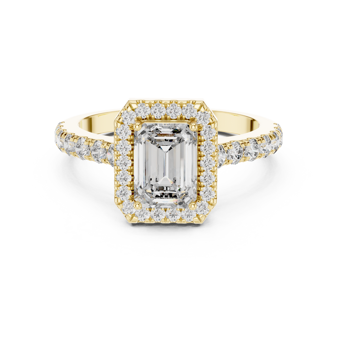 Bérénice Cushion Halo Lab-Grown Diamond Ring