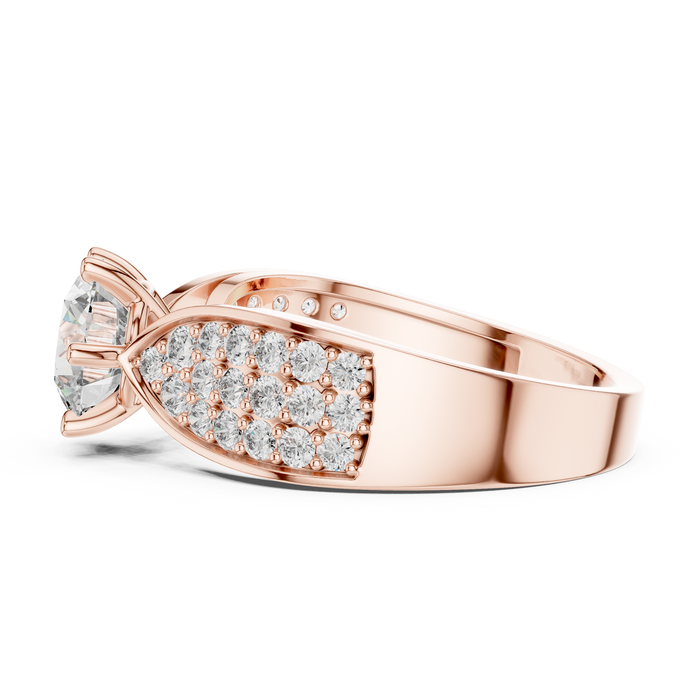 Fantine Wide Pave Dome Ring
