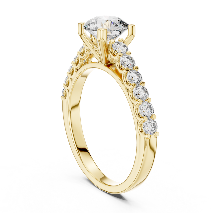 Célestine Diamond Twist-Vine Lab-Grown Diamond Ring