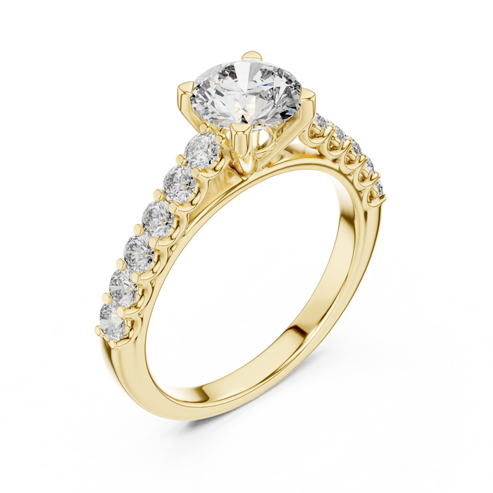 Célestine Diamond Twist-Vine Lab-Grown Diamond Ring