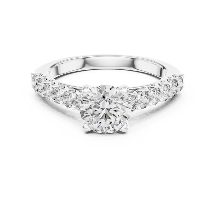 Célestine Diamond Twist-Vine Ring