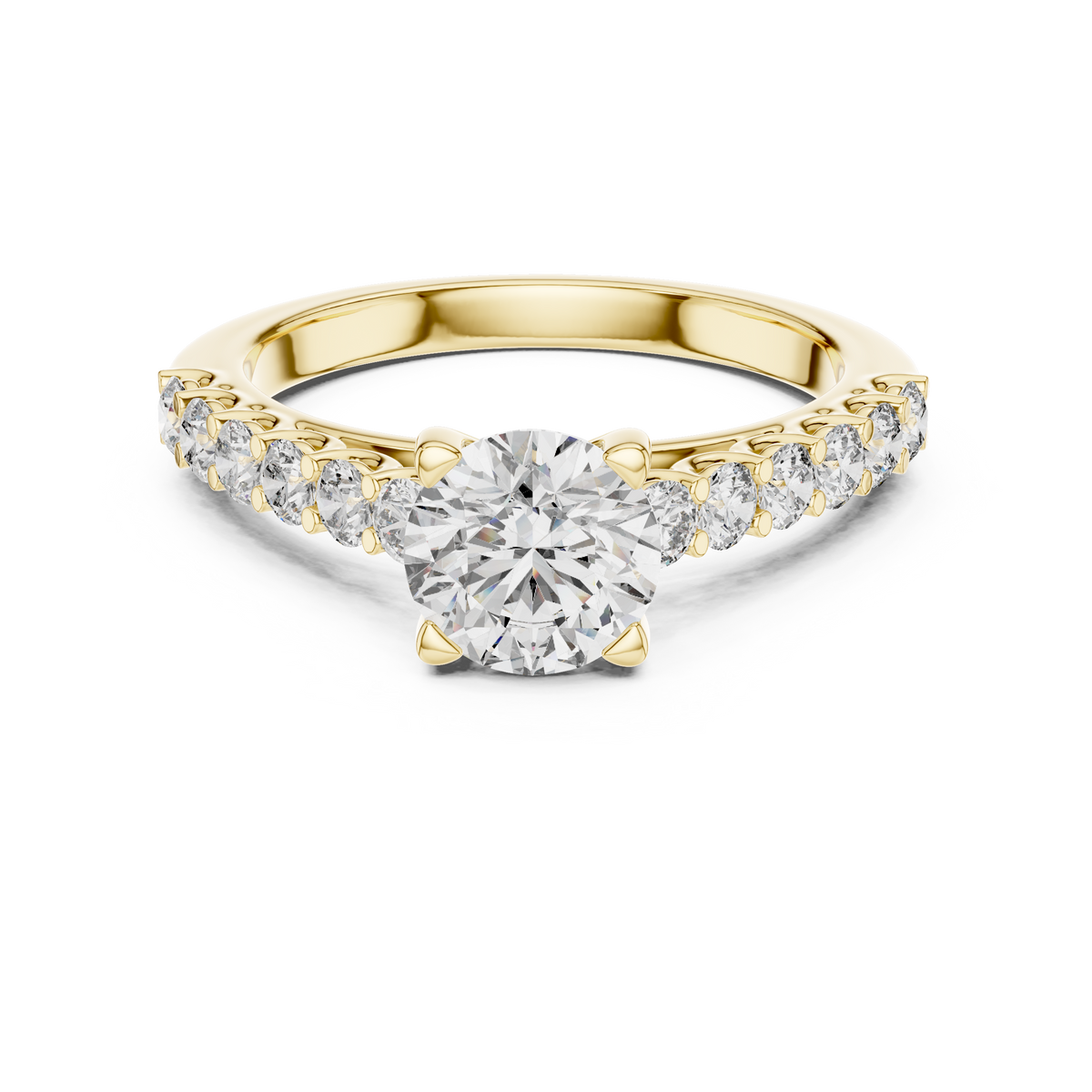 Célestine Diamond Twist-Vine Ring