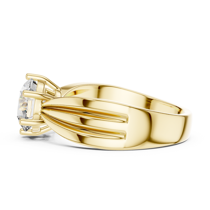 Séverine Cathedral Split Solitaire Lab-Grown Diamond Ring