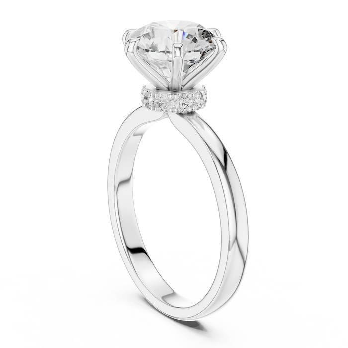 Marguerite Floral Cluster Ring