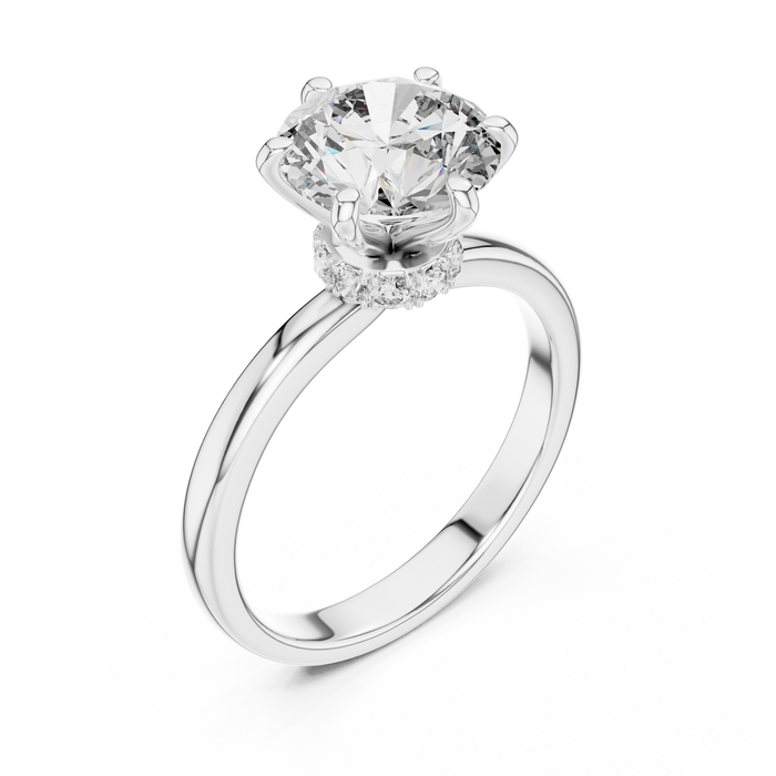 Marguerite Floral Cluster Ring