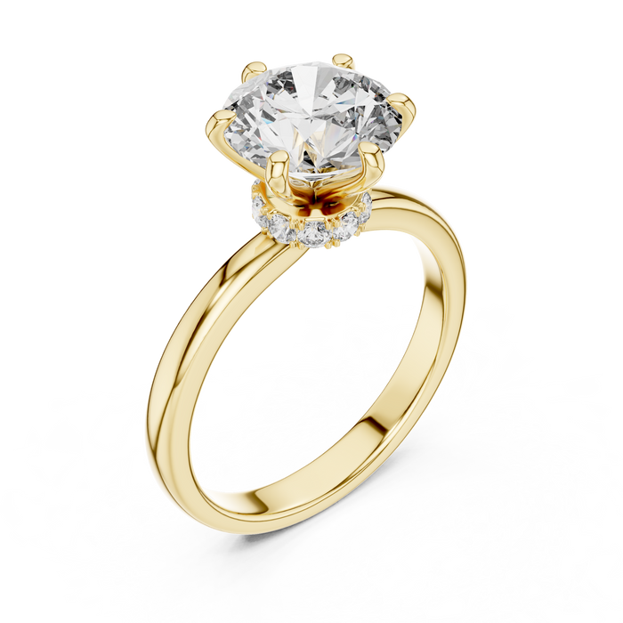 Marguerite Floral Cluster Lab-Grown Diamond Ring