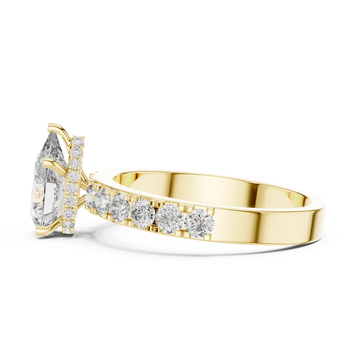 Constance Pear Pave Lab-Grown Diamond Ring