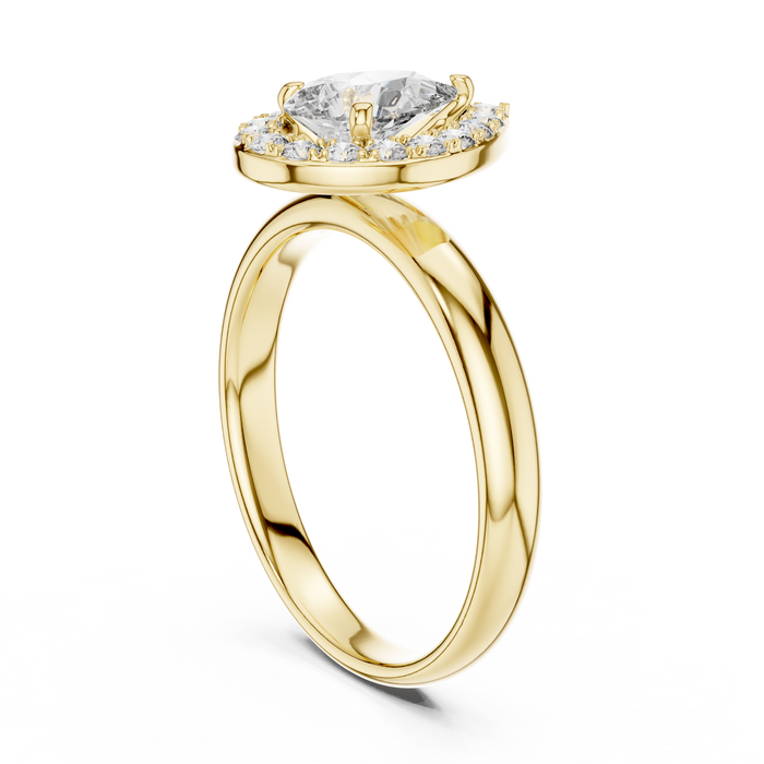 Roxane Marquise Bezel Solitaire Lab-Grown Diamond Ring