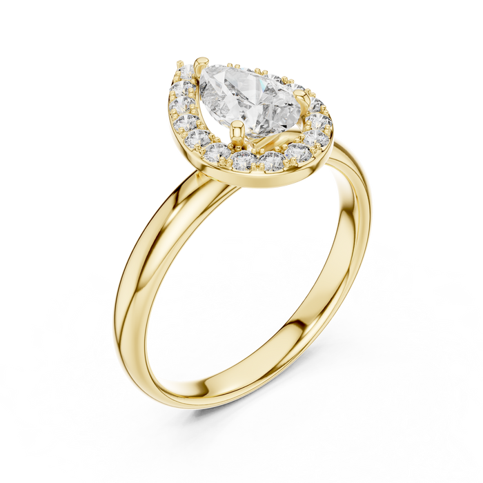 Roxane Marquise Bezel Solitaire Lab-Grown Diamond Ring