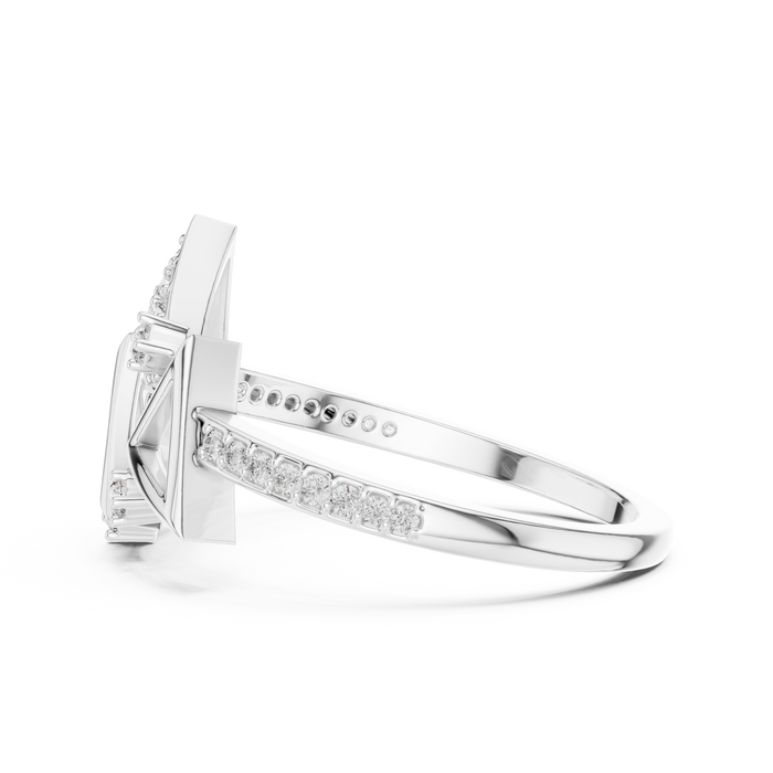The Gwenaelle — Round Pavé Ring
