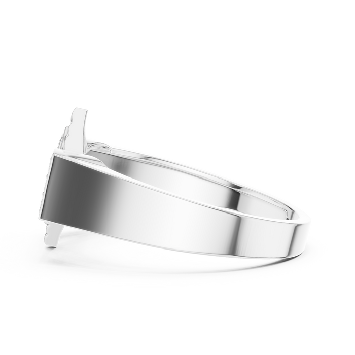 The Zelie — Round Pavé Ring