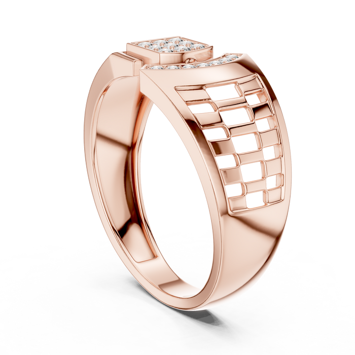 The Emeraudine — Round Pavé Ring