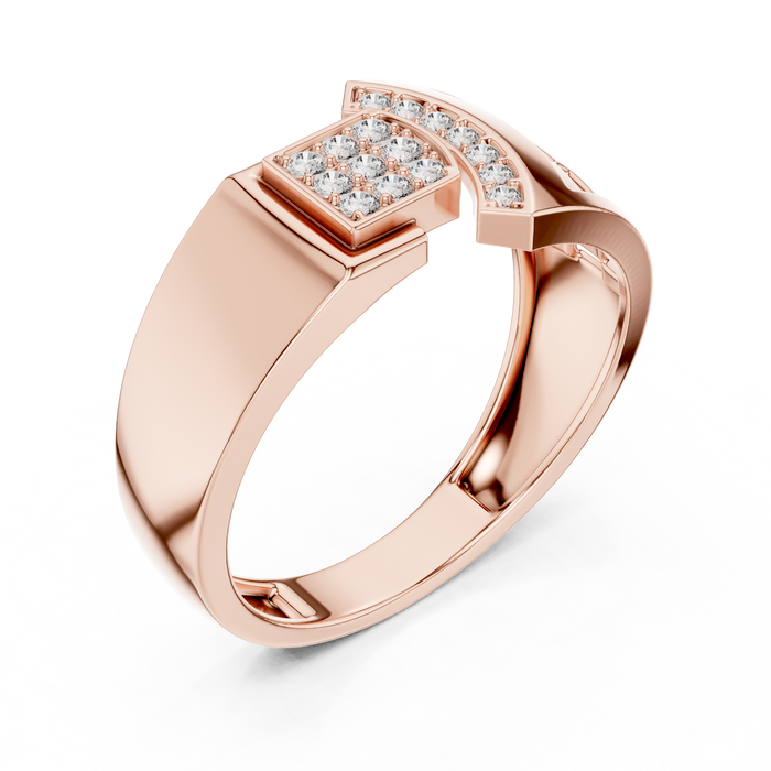 The Emeraudine — Round Pavé Ring