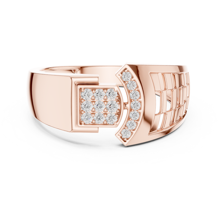 The Emeraudine — Round Pavé Ring