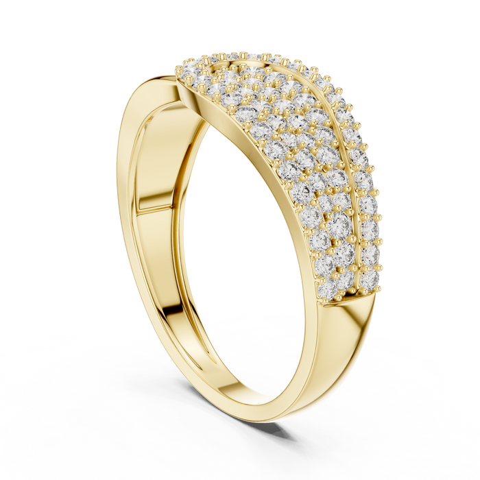 The Leonide — Round Prong Ring