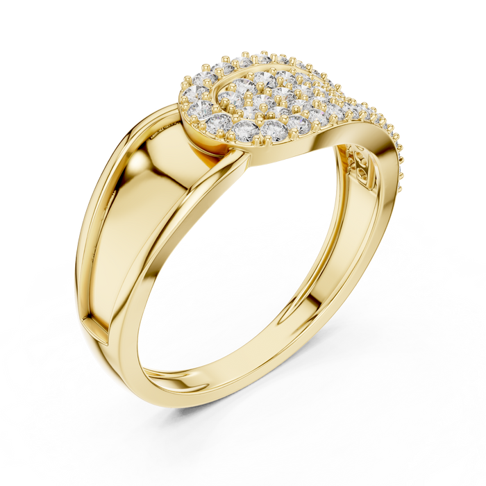 The Leonide — Round Prong Ring