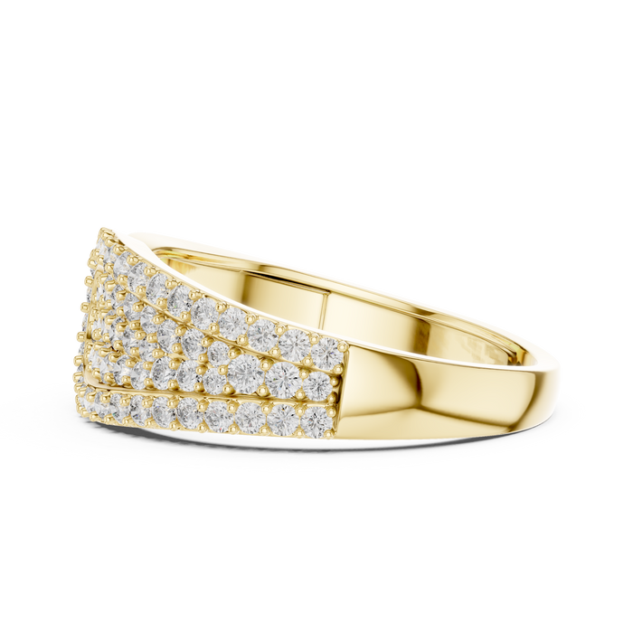 The Leonide — Round Prong Ring