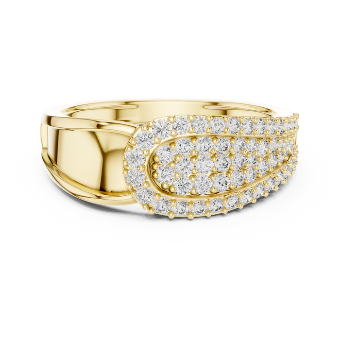 The Leonide — Round Prong Ring