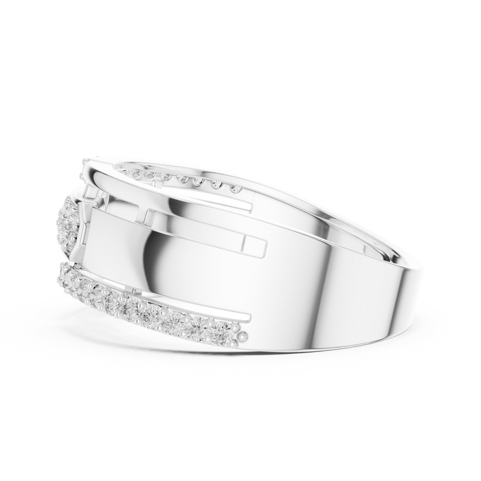 The Noemie — Round Pavé Ring